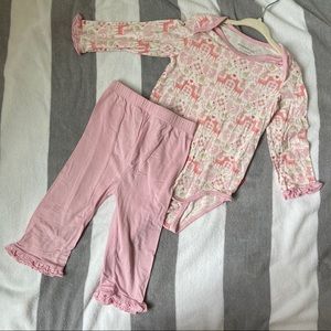 Magnetic Me Pink long sleeve pajamas